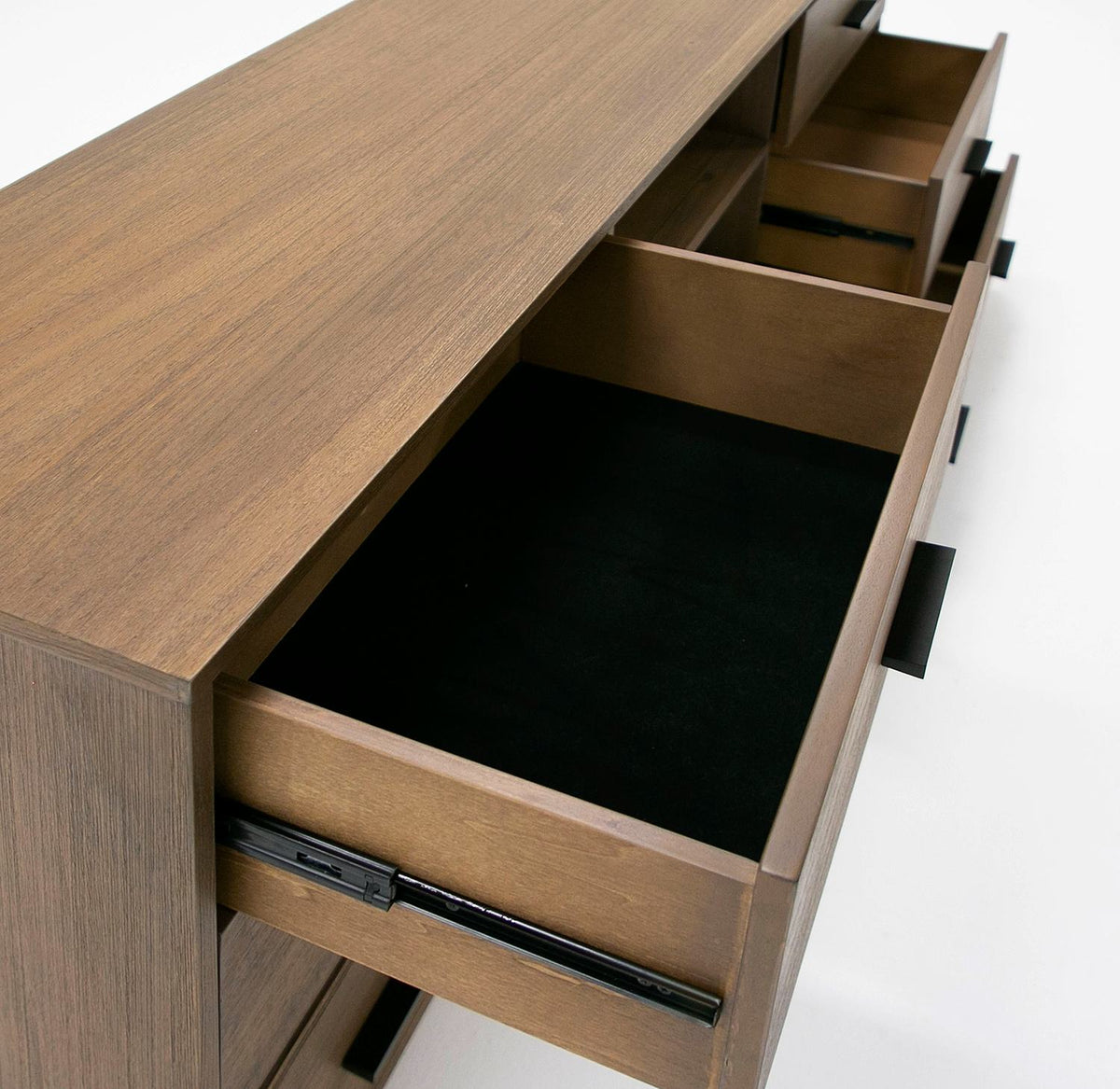 Fantasia Contemporary Walnut Dresser