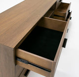 Fantasia Contemporary Walnut Dresser