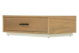 Eastern King Fantasia Contemporary Walnut & Grey Bed with Two Nightstands