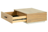 Eastern King Fantasia Contemporary Walnut & Grey Bed with Two Nightstands