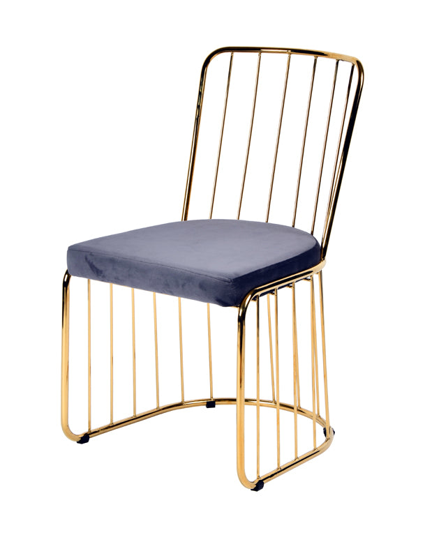 Holly Modern Grey Fabric Dining Chair (Set of 2)