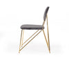 Carol Modern Grey Fabric Dining Chair (Set of 2)