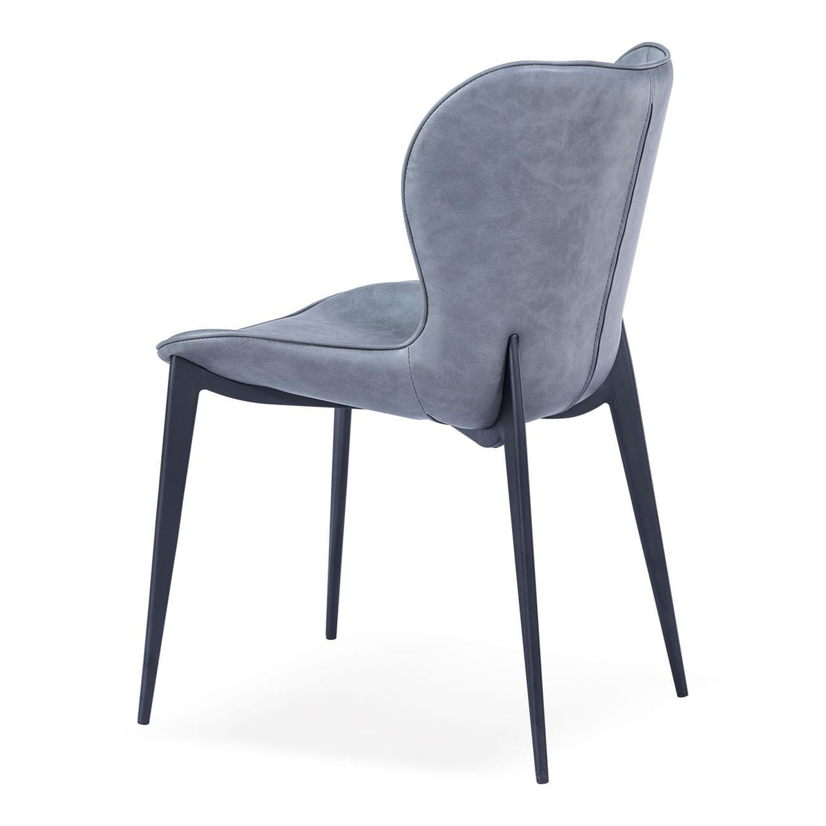 Felicia Modern Grey & Black Dining Chair (Set of 2)