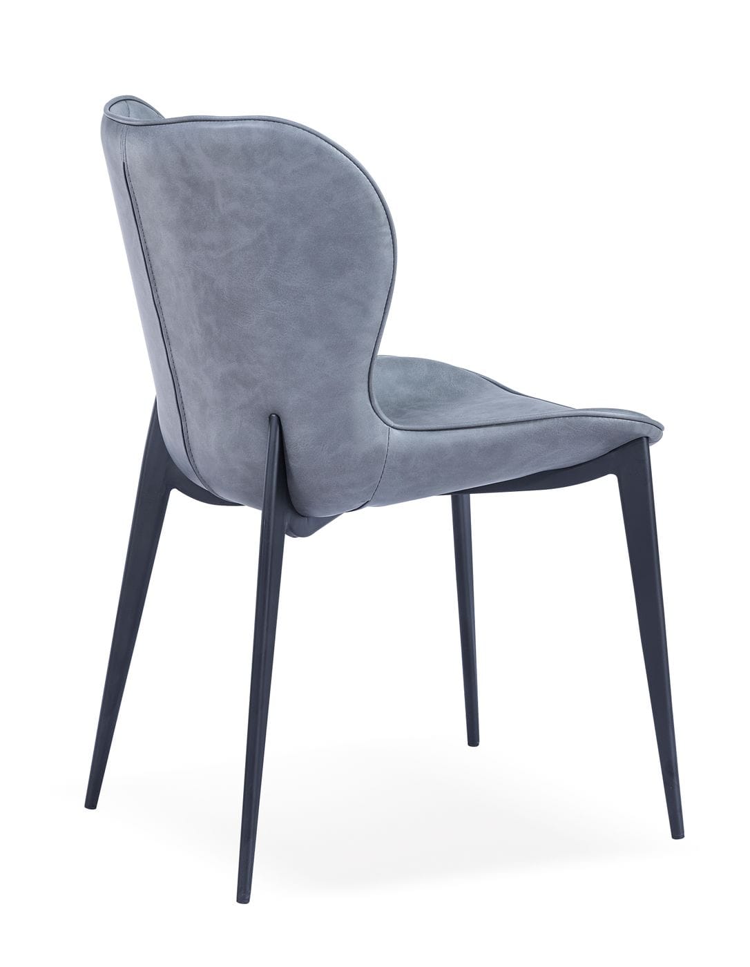 Felicia Modern Grey & Black Dining Chair (Set of 2)