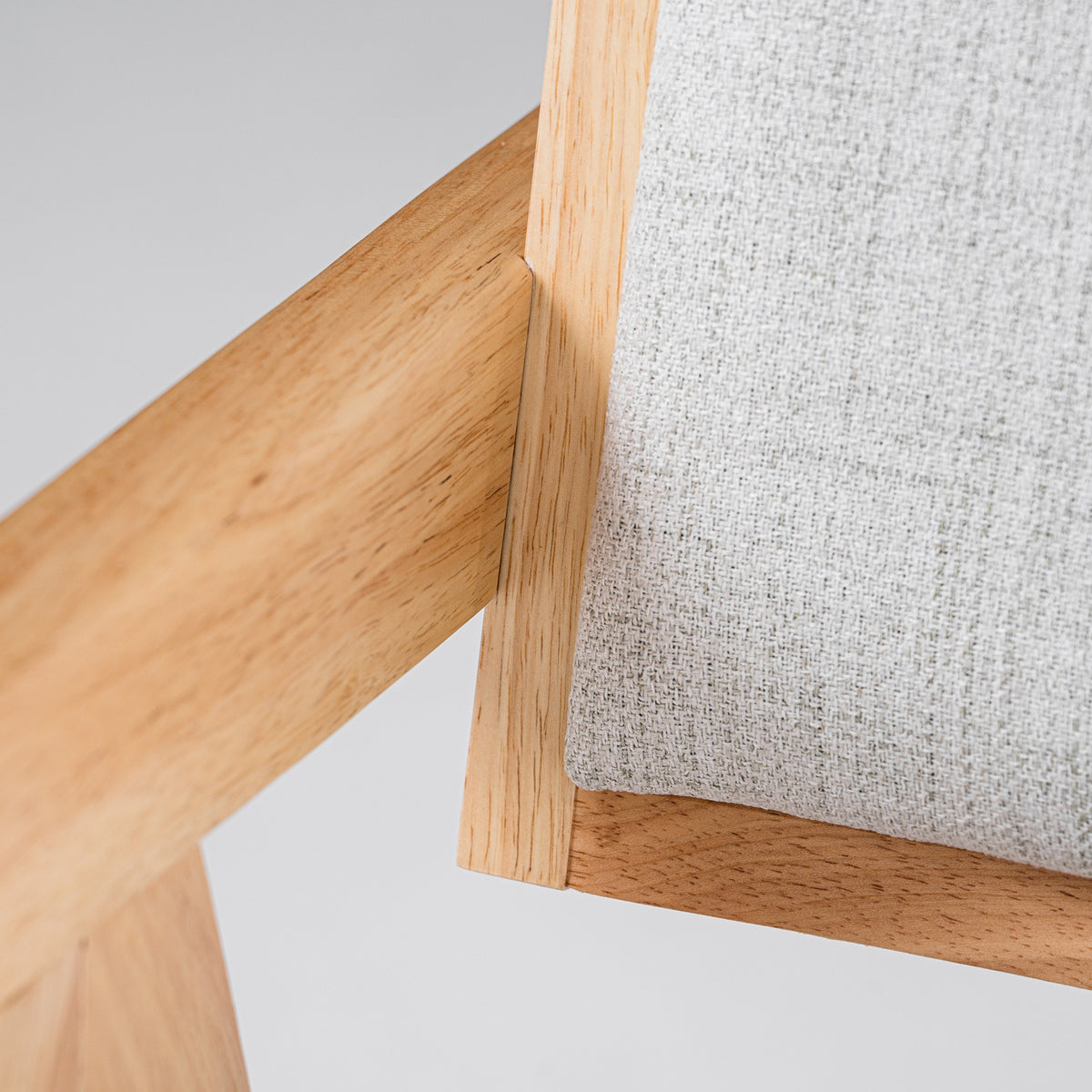 Fern Modern Natural and Beige Dining Chair Set of 2