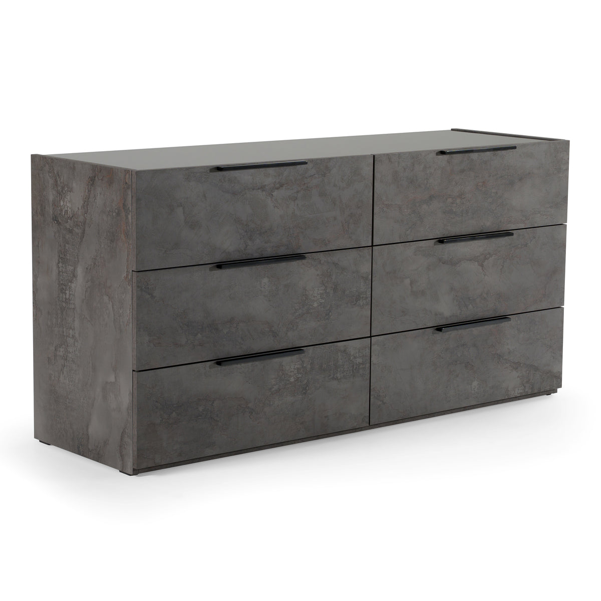 Ferrara Modern Volcano Oxide Grey Bedroom Set
