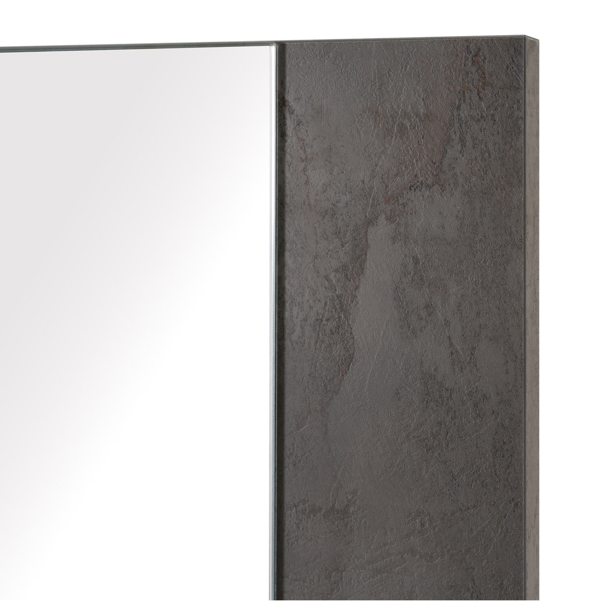 Ferrara Modern Volcano Oxide Grey Mirror