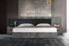 Mielcasa | Grey Eastern King Nova Domus Ferrara Modern Volcano Oxide Grey Bed | SKU VGACFERRARA-BED-EK | MPN: 77875A | Free Delivery & Free Return