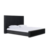 Fields Modern Black Acacia Bed
