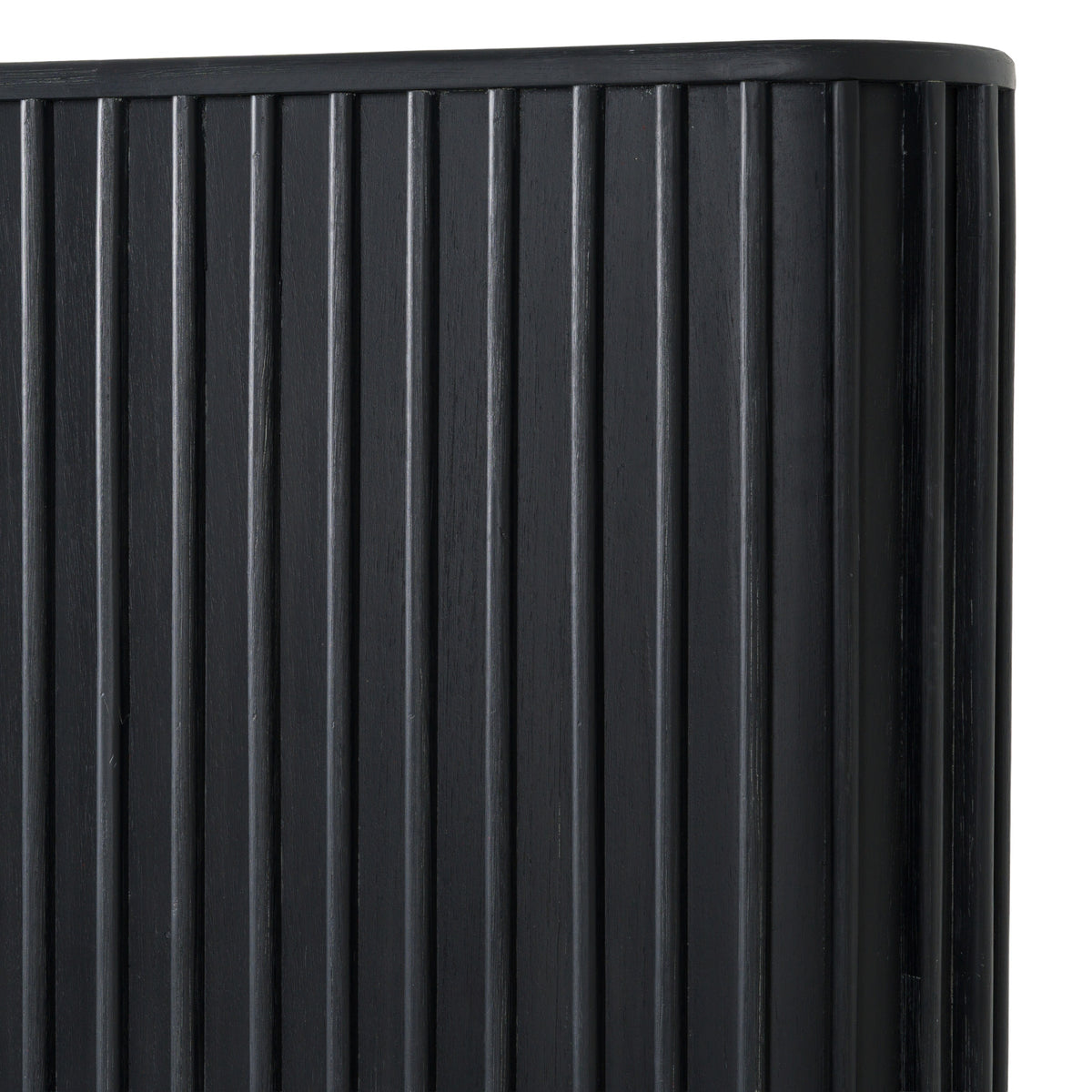 Fields Modern Black Acacia Bed