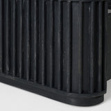 Fields Modern Black Acacia Bed
