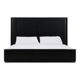 Fields Modern Black Acacia Bed