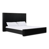 Fields Modern Black Acacia Bed