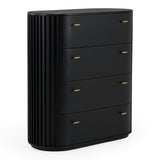 Fields Modern Black Acacia Chest