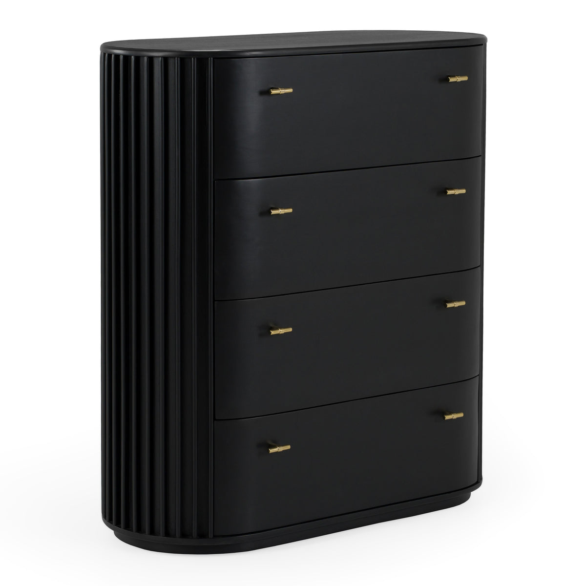 Fields Modern Black Acacia Chest