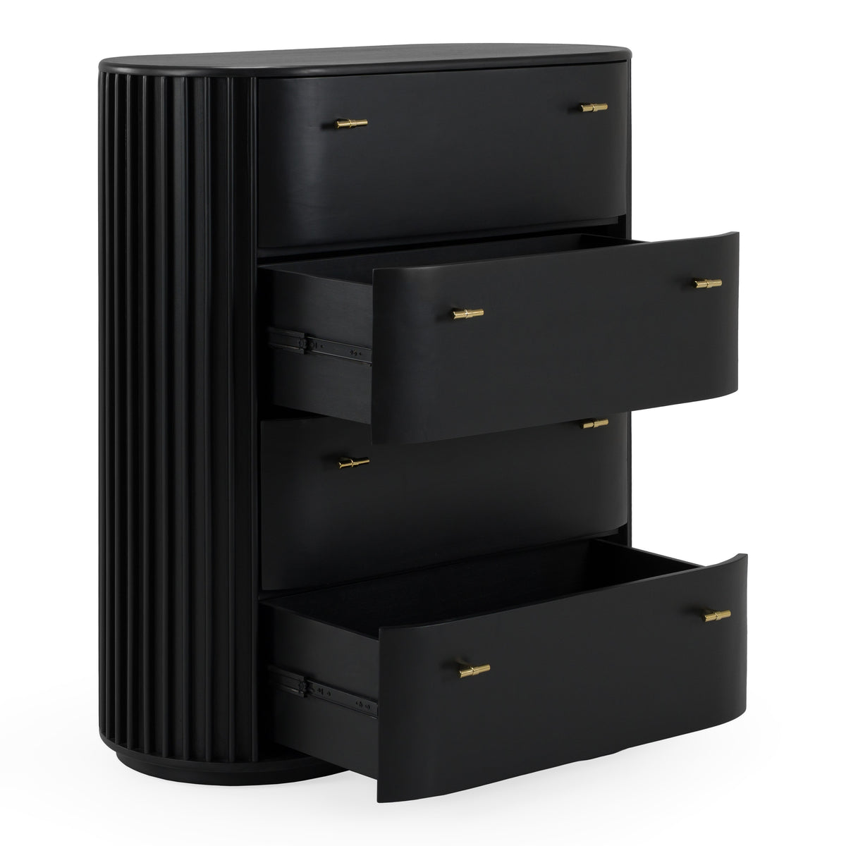Fields Modern Black Acacia Chest
