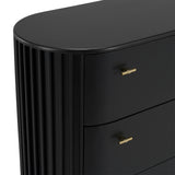 Fields Modern Black Acacia Chest