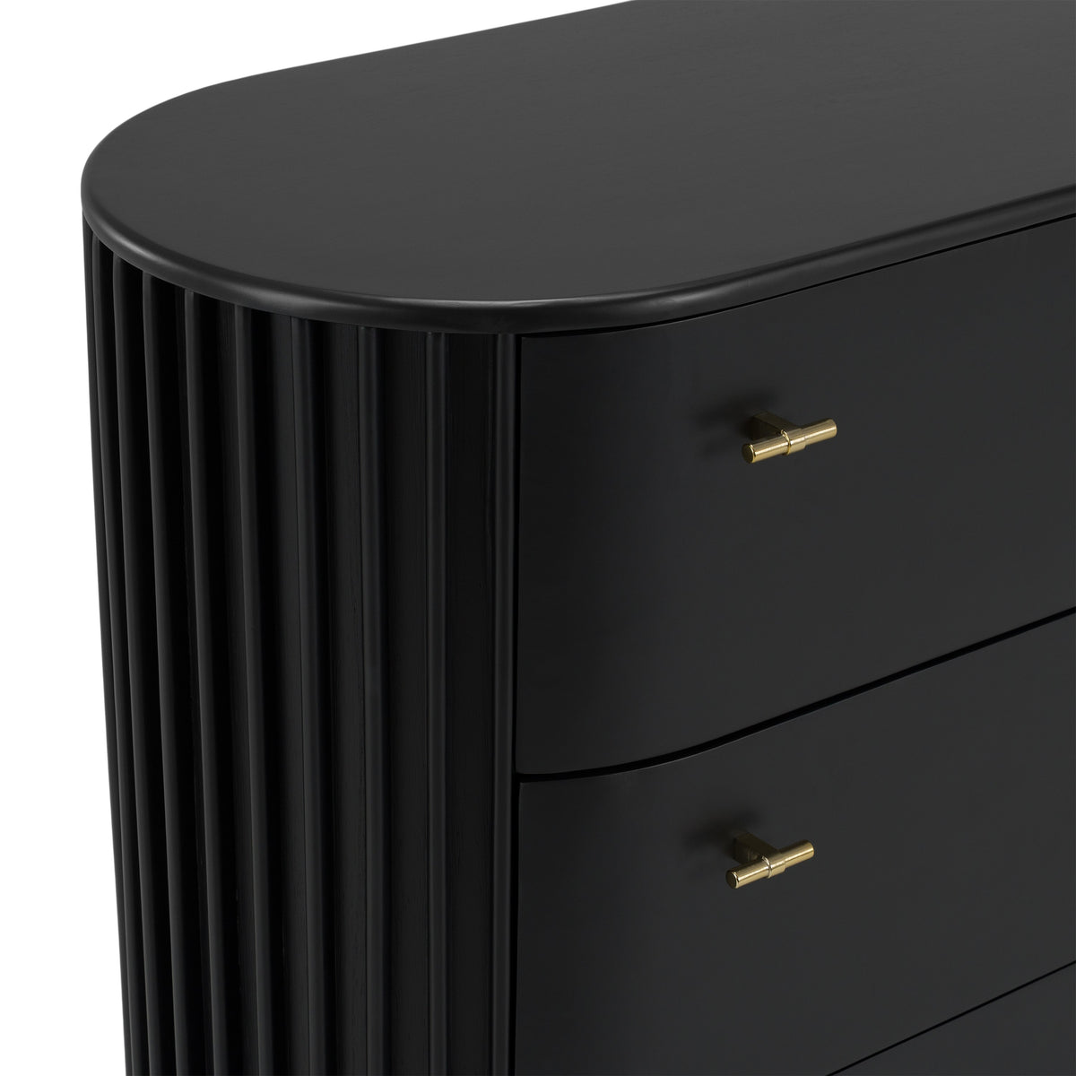 Fields Modern Black Acacia Chest