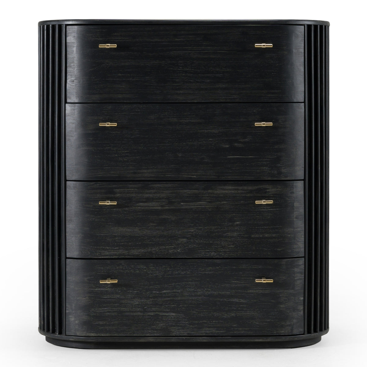 Fields Modern Black Acacia Chest