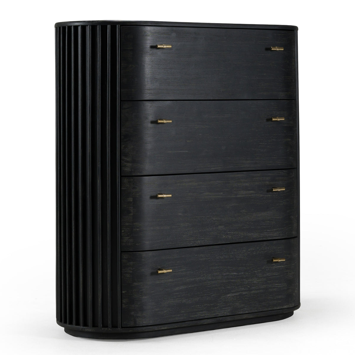 Fields Modern Black Acacia Chest