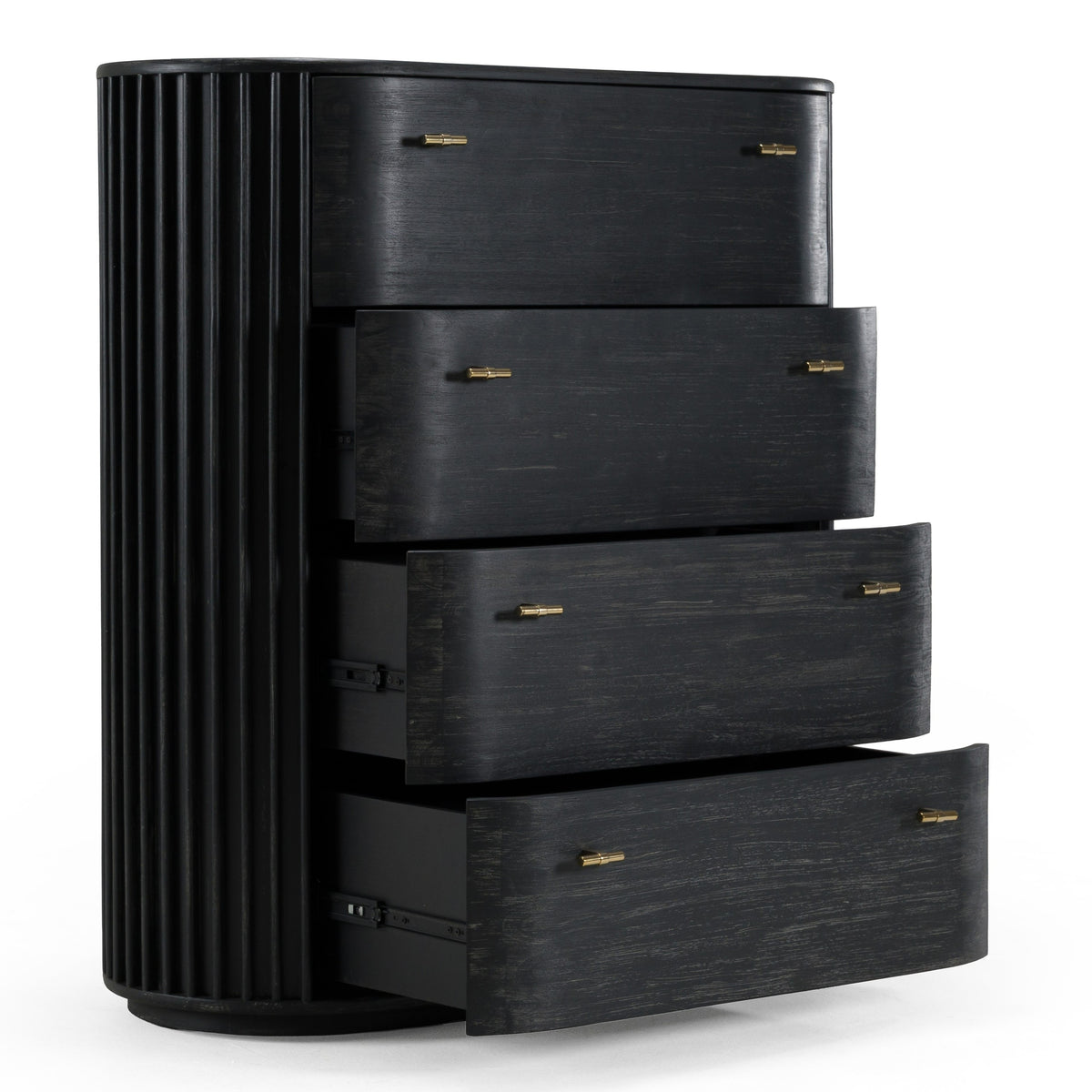 Fields Modern Black Acacia Chest