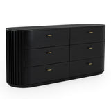 Fields Modern Black Acacia Dresser