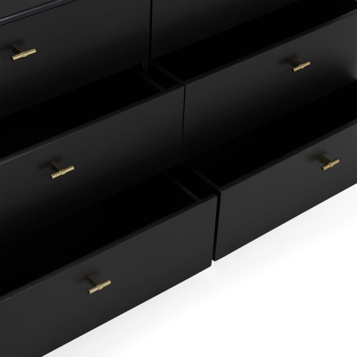 Fields Modern Black Acacia Dresser