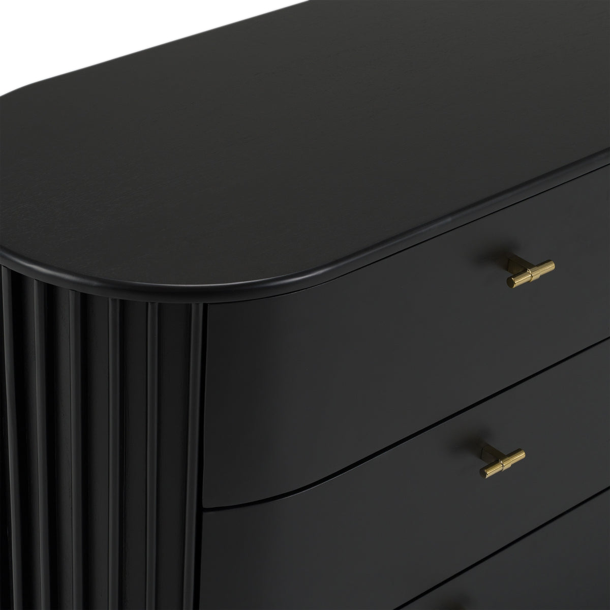 Fields Modern Black Acacia Dresser