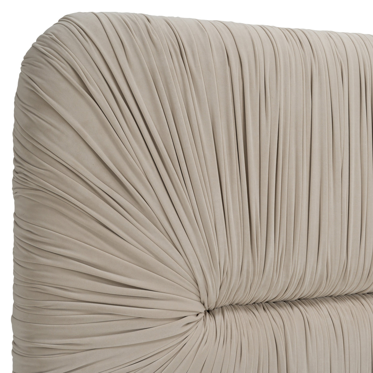 Florence Modern Beige Velvet + Gold Bed