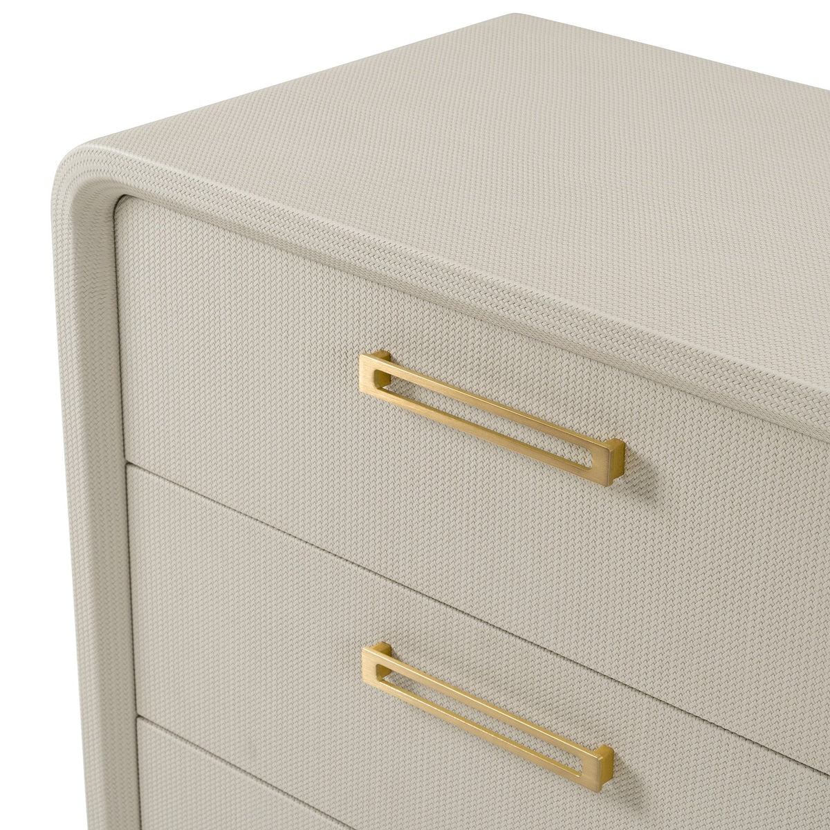 Florence Modern Beige Velvet + Leatherette Bedroom Set