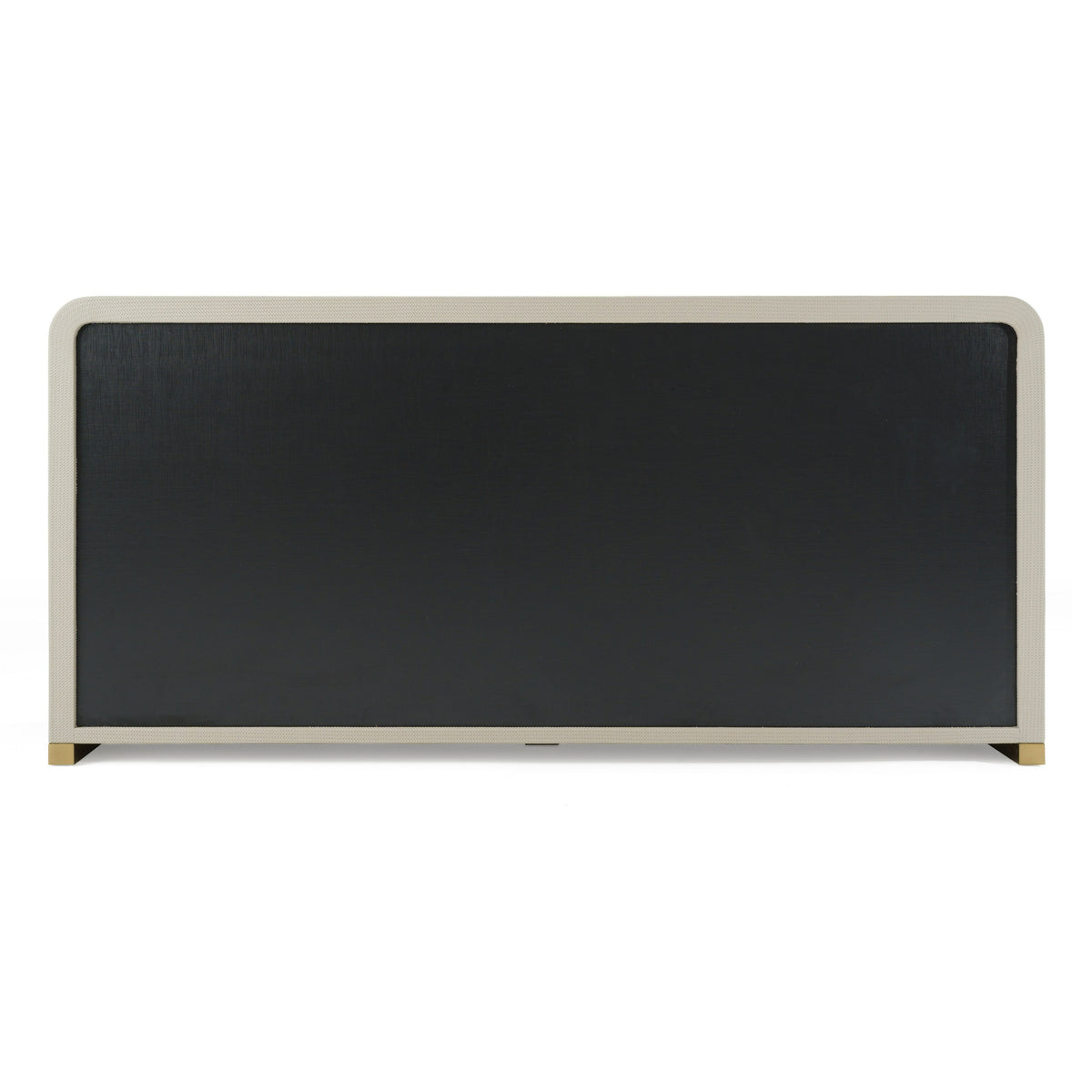 Florence Modern Beige Leatherette + Gold Dresser