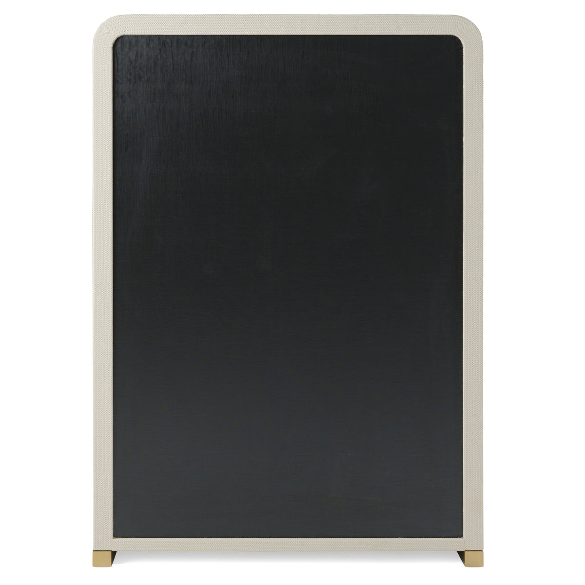 Florence Modern Beige Leatherette + Gold Chest
