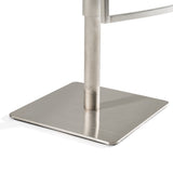 Folsum Modern Grey Adjustable Bar Stool