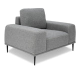 Fonda Modern Grey Fabric Chair