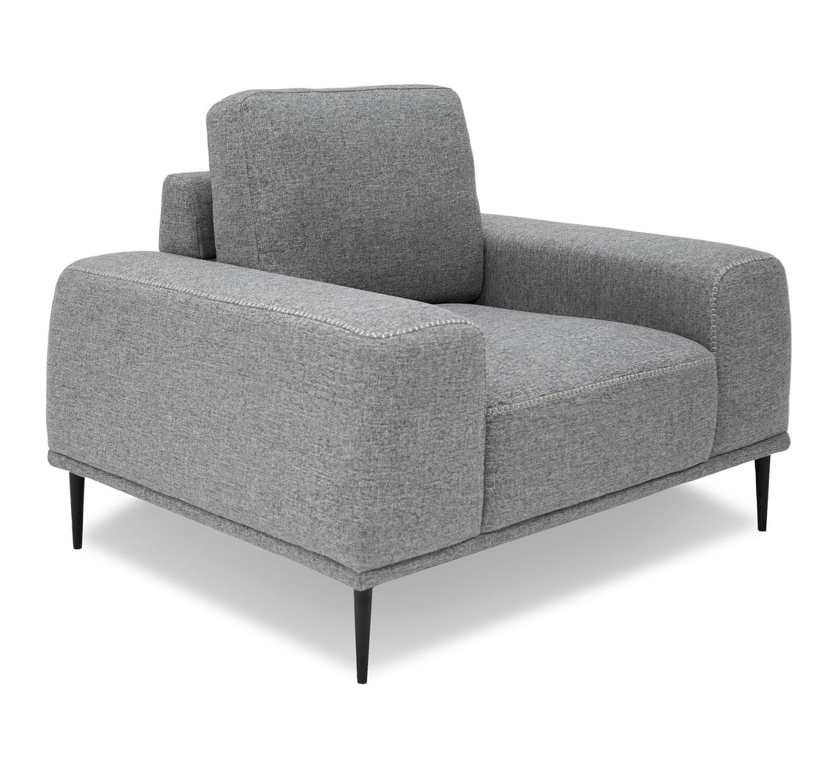 Fonda Modern Grey Fabric Chair