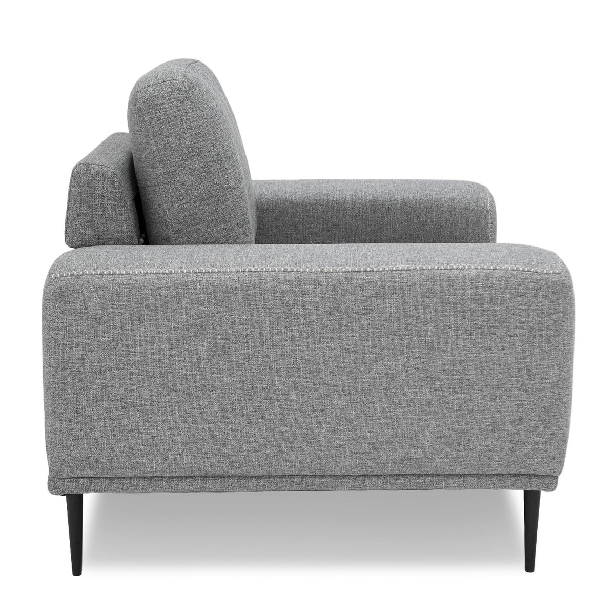 Fonda Modern Grey Fabric Chair