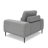 Fonda Modern Grey Fabric Chair