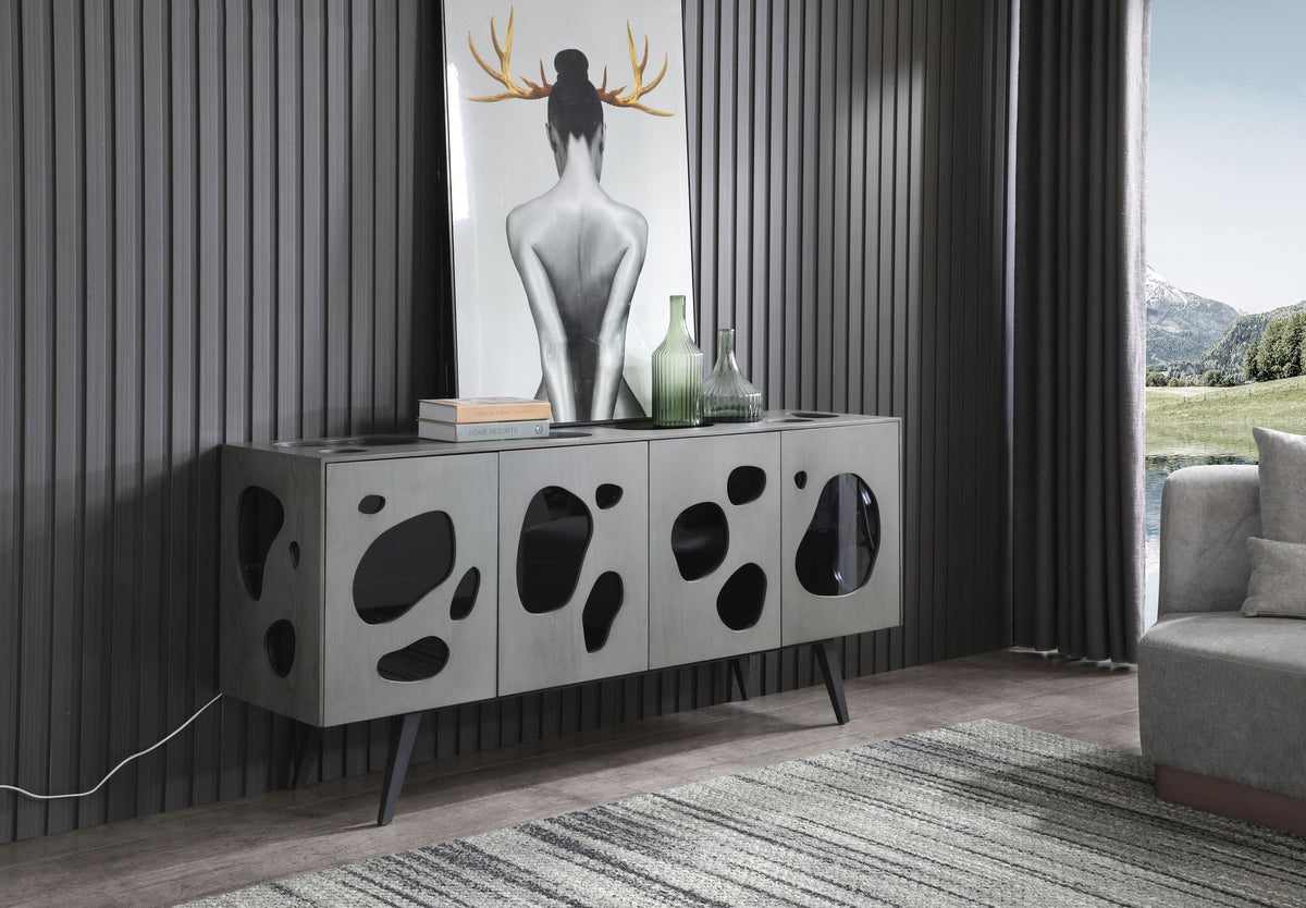 Fontana Modern Grey Buffet