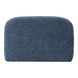 Forman Modern Blue Fabric Modular Armless Sectional Seat