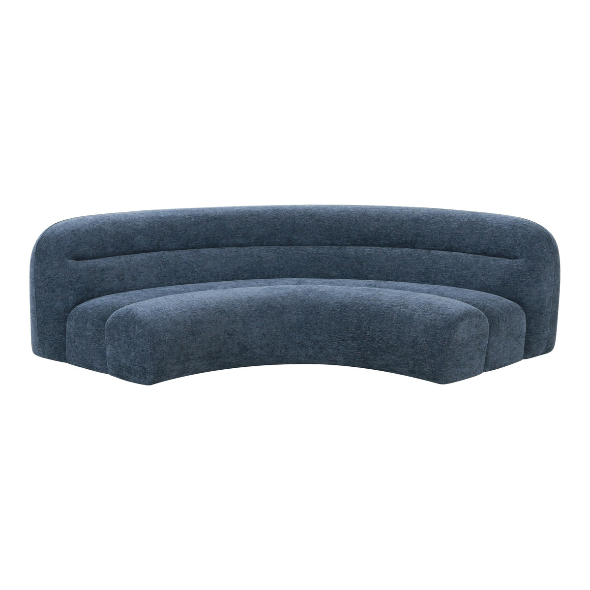 Forman Modern Blue Fabric Modular Corner Sectional Seat