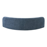 Forman Modern Blue Fabric Modular Corner Sectional Seat