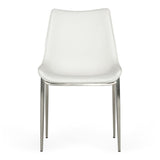 Frasier Modern White Eco-Leather Dining Chair (Set of 2)