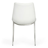 Frasier Modern White Eco-Leather Dining Chair (Set of 2)
