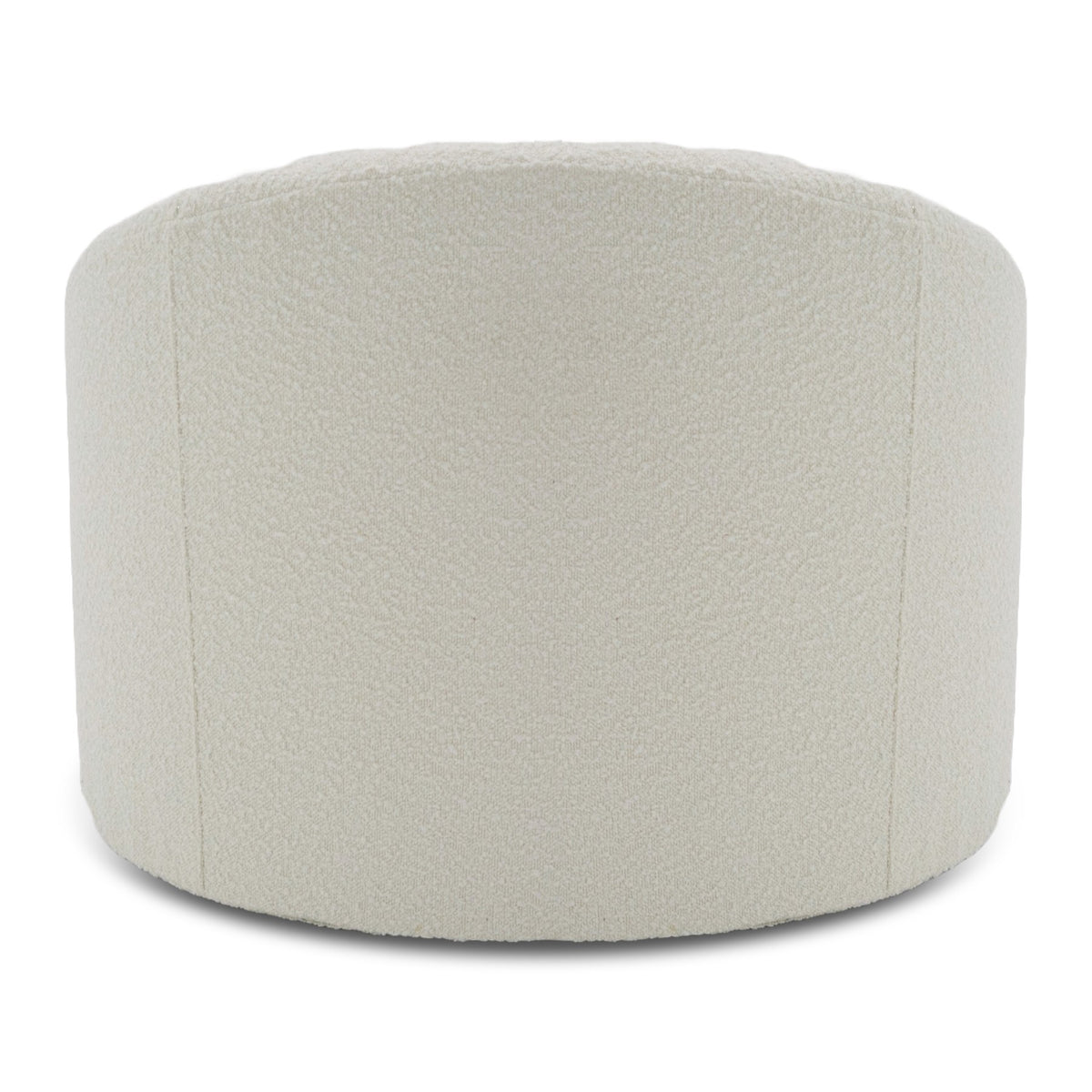 Frontier Glam White Fabric Accent Chair
