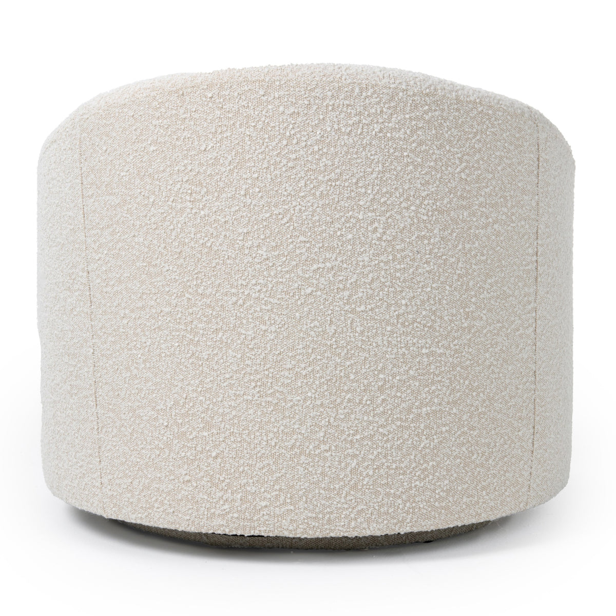 Frontier Glam Beige Fabric Accent Chair