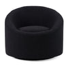 Frontier Glam Black Fabric Accent Chair