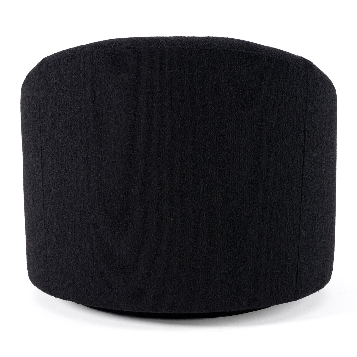 Frontier Glam Black Fabric Accent Chair