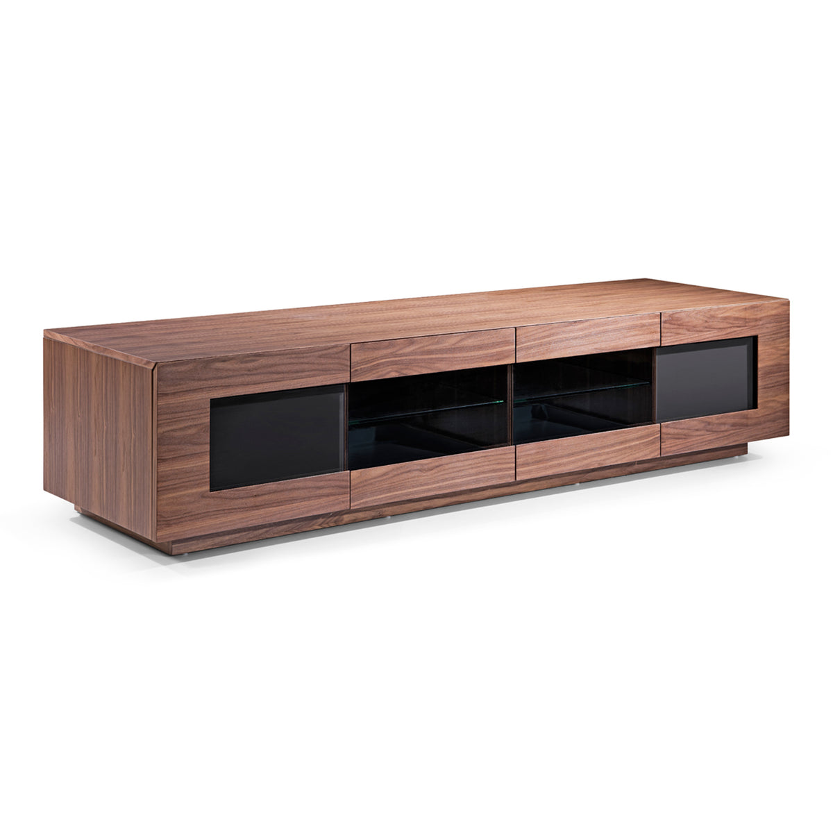 Frost Modern Small Walnut TV Stand