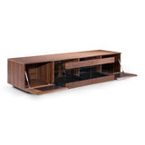 Frost Modern Small Walnut TV Stand