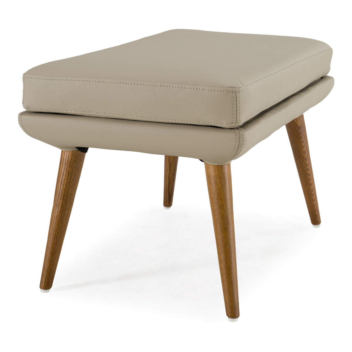 Fulton Modern Beige Lounge Chair & Ottoman